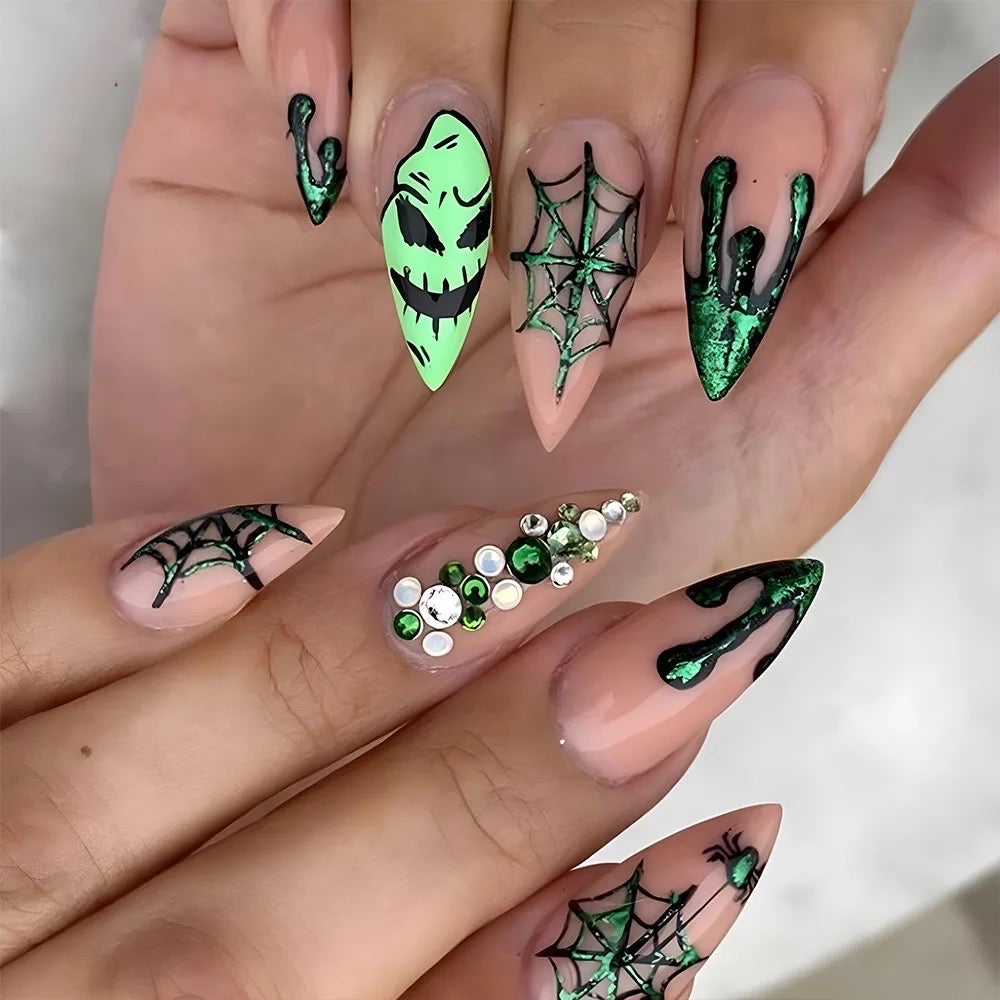 Oogie Boogie Spooky Press On Nails
