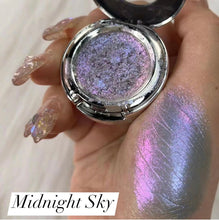 Load image into Gallery viewer, Midnight Sky Multi Chrome Eyeshadow
