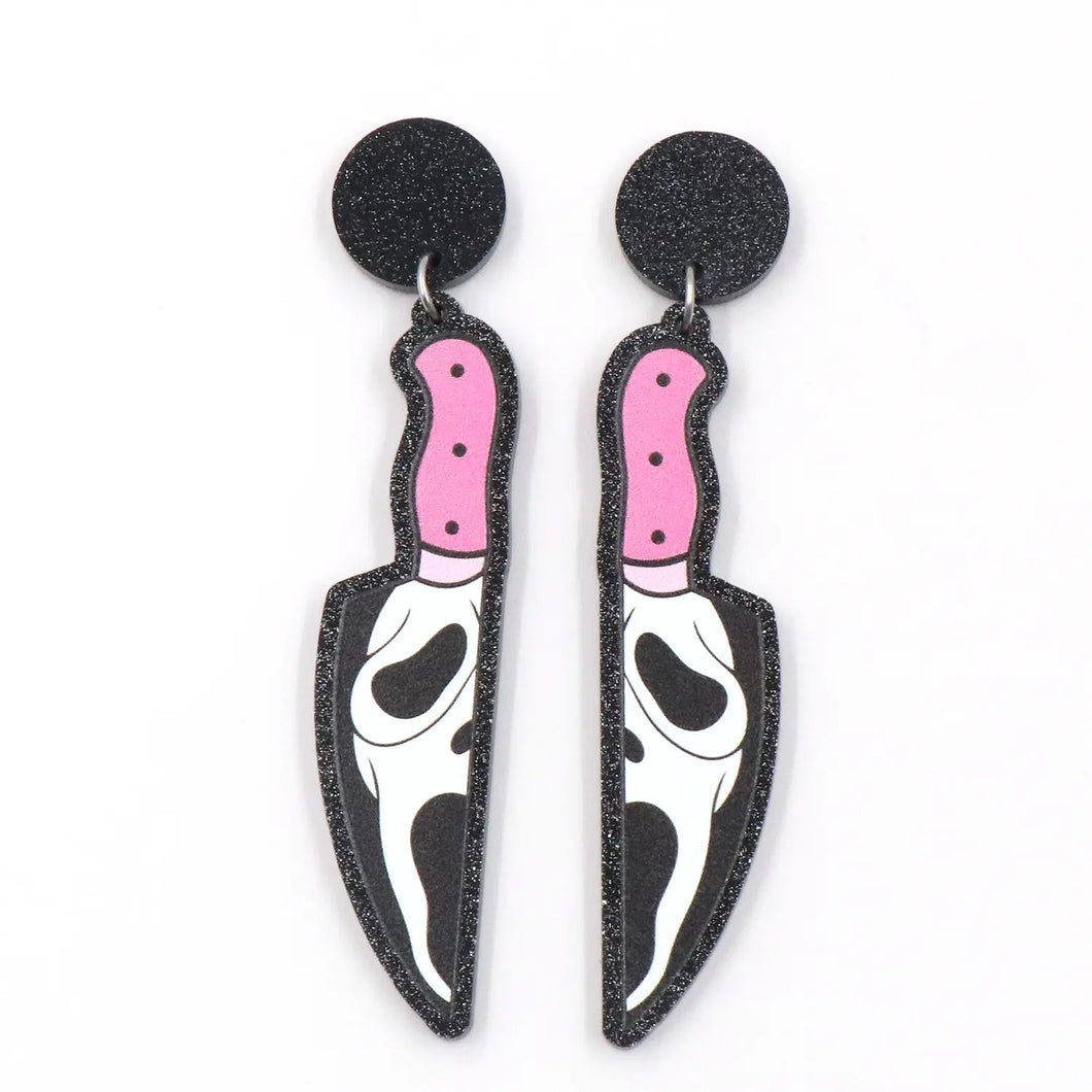 Scream / Ghost Face Earrings