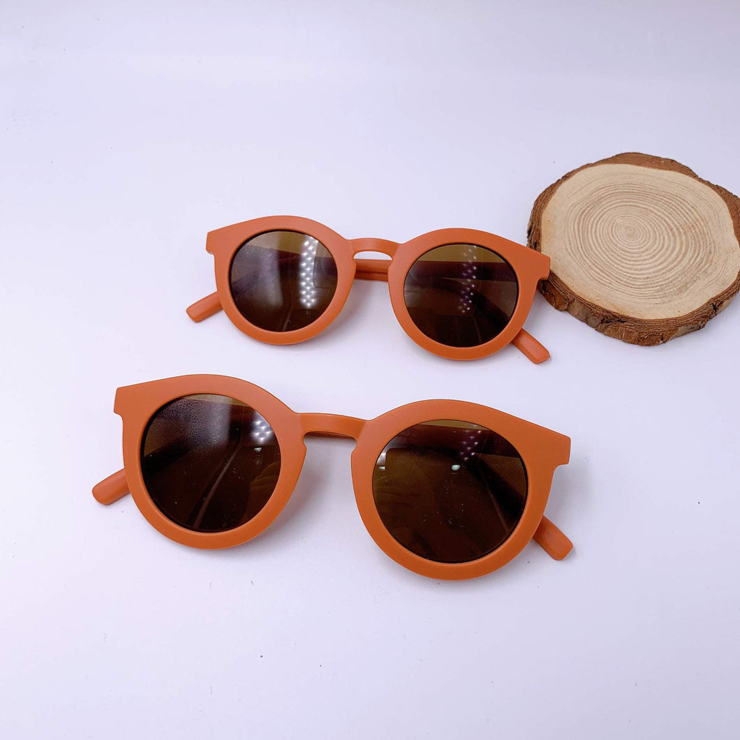 Orange Oval Shaped Mommy & Me Glasses