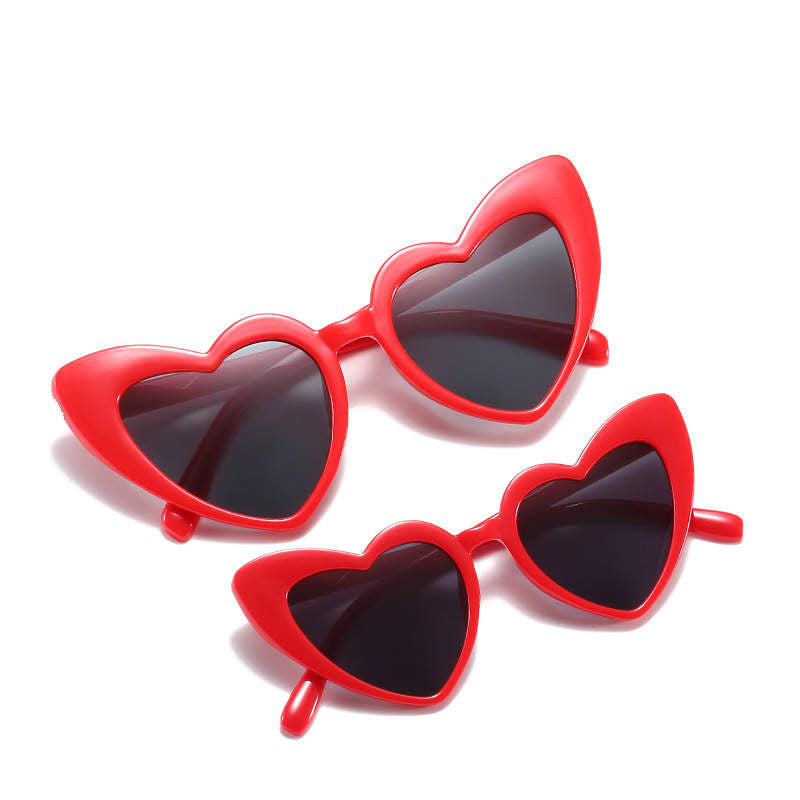 Red Heart Shaped Mommy & Me Glasses