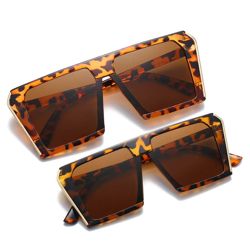 Leopard Oversized Mommy & Me Glasses