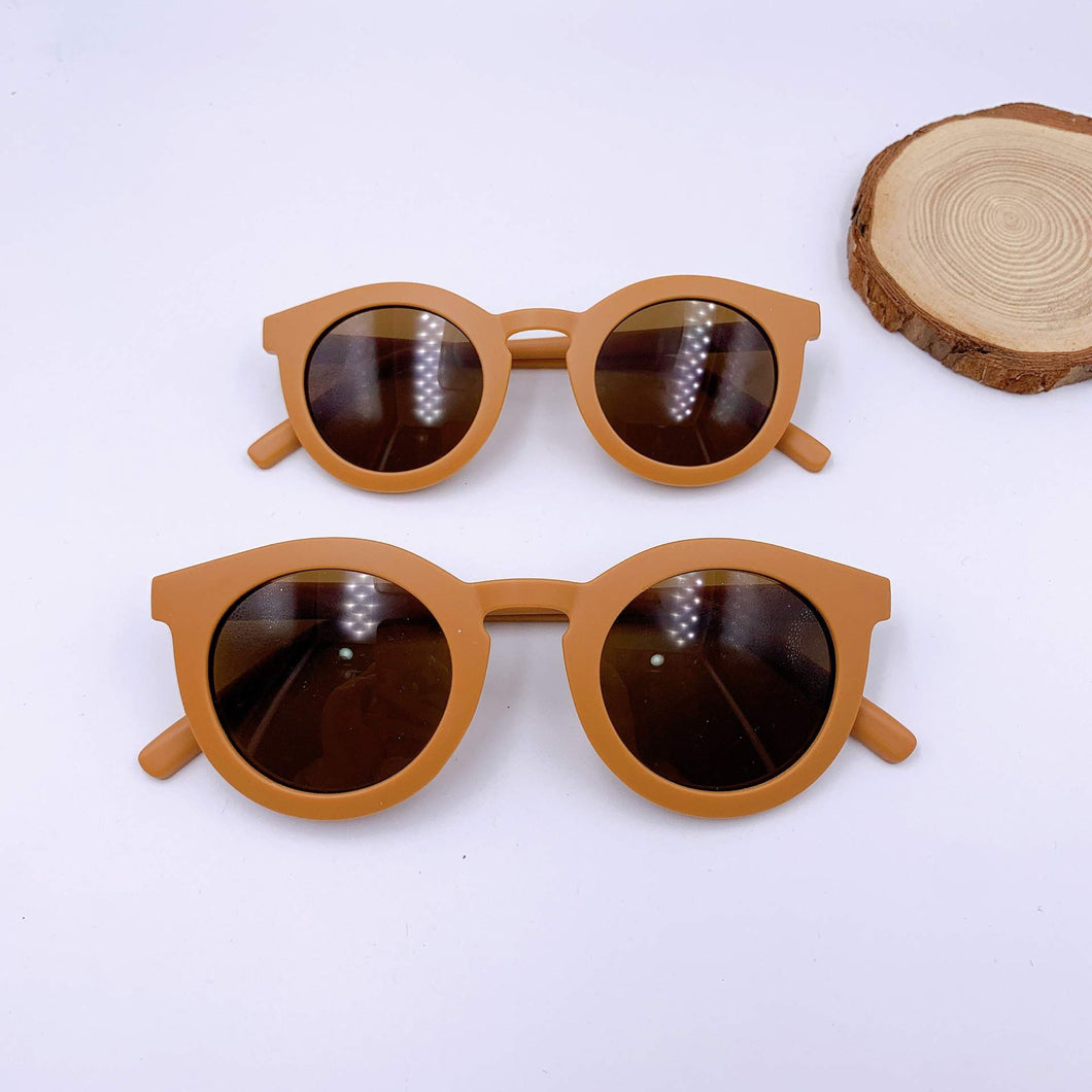 Tan Oval Shaped Mommy & Me Glasses