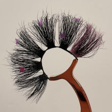 Load image into Gallery viewer, Purple Butterfly Lashes (Longer)
