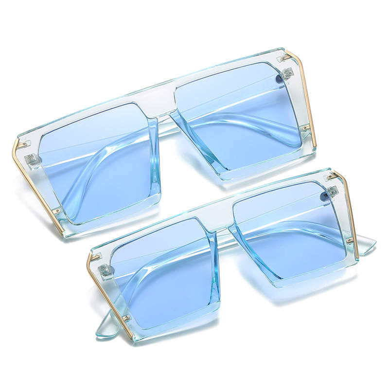 Light Blue Oversized Mommy & Me Glasses