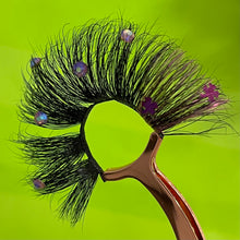 Load image into Gallery viewer, Purple &amp; Jewels St. Patrick’s Lashes
