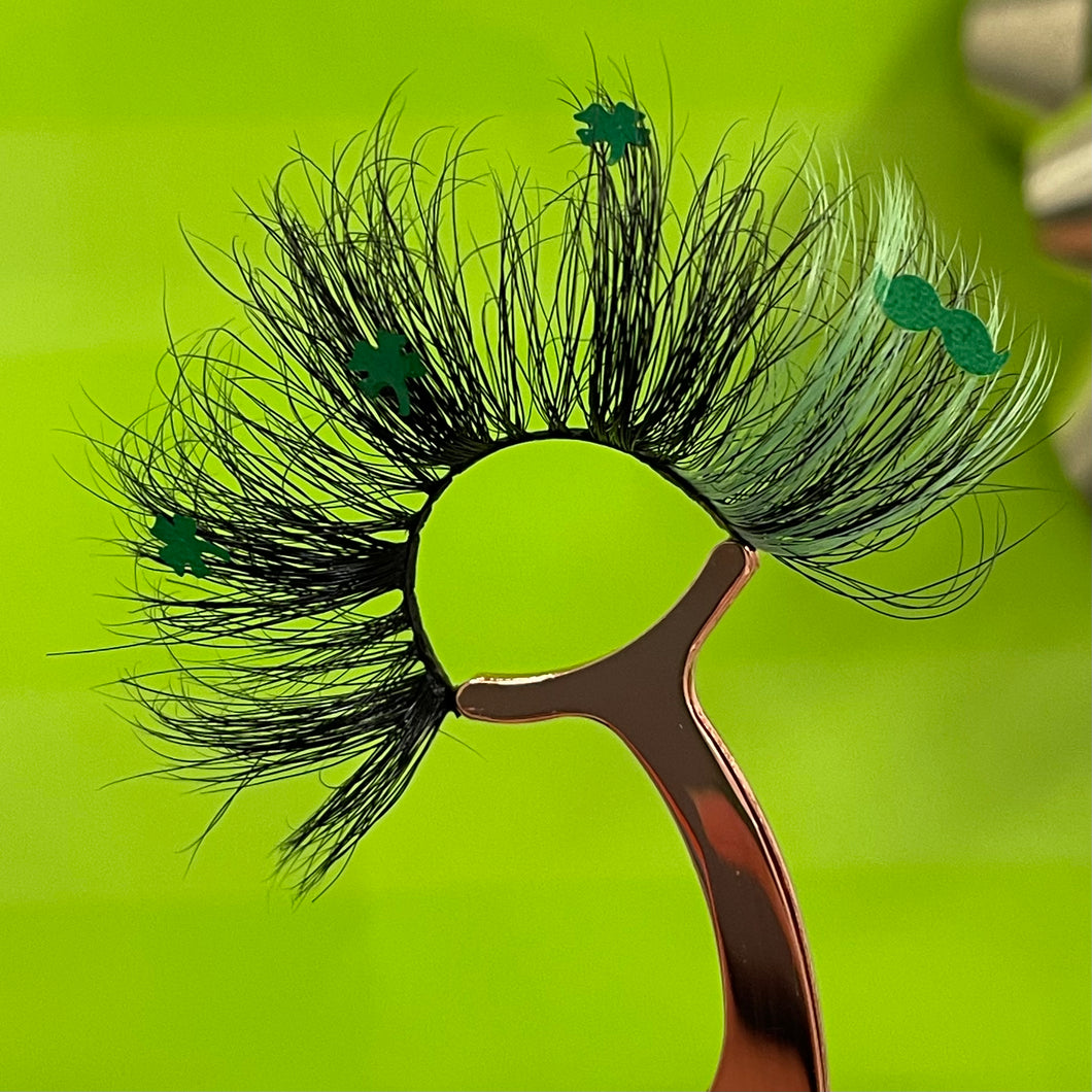 Green St. Patrick’s Lashes