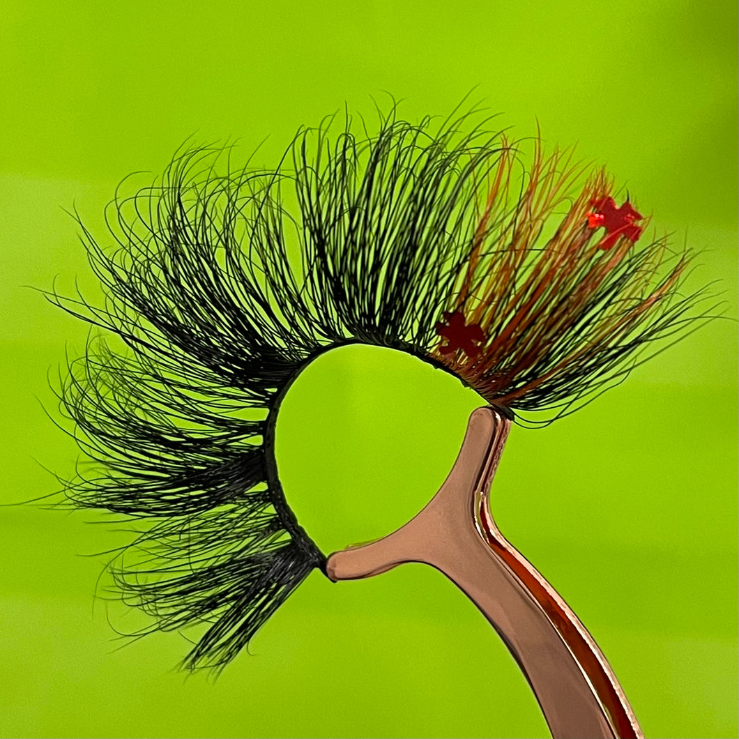 Red St. Patrick’s Lashes