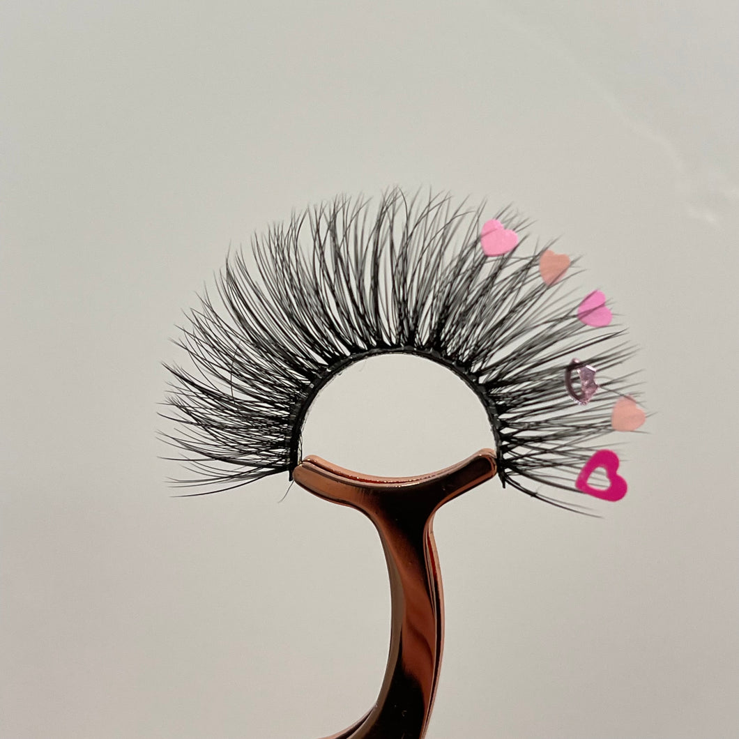 Pink Valentines Lashes