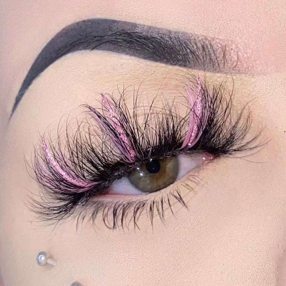 Pink Glitter Fabulash Lashes